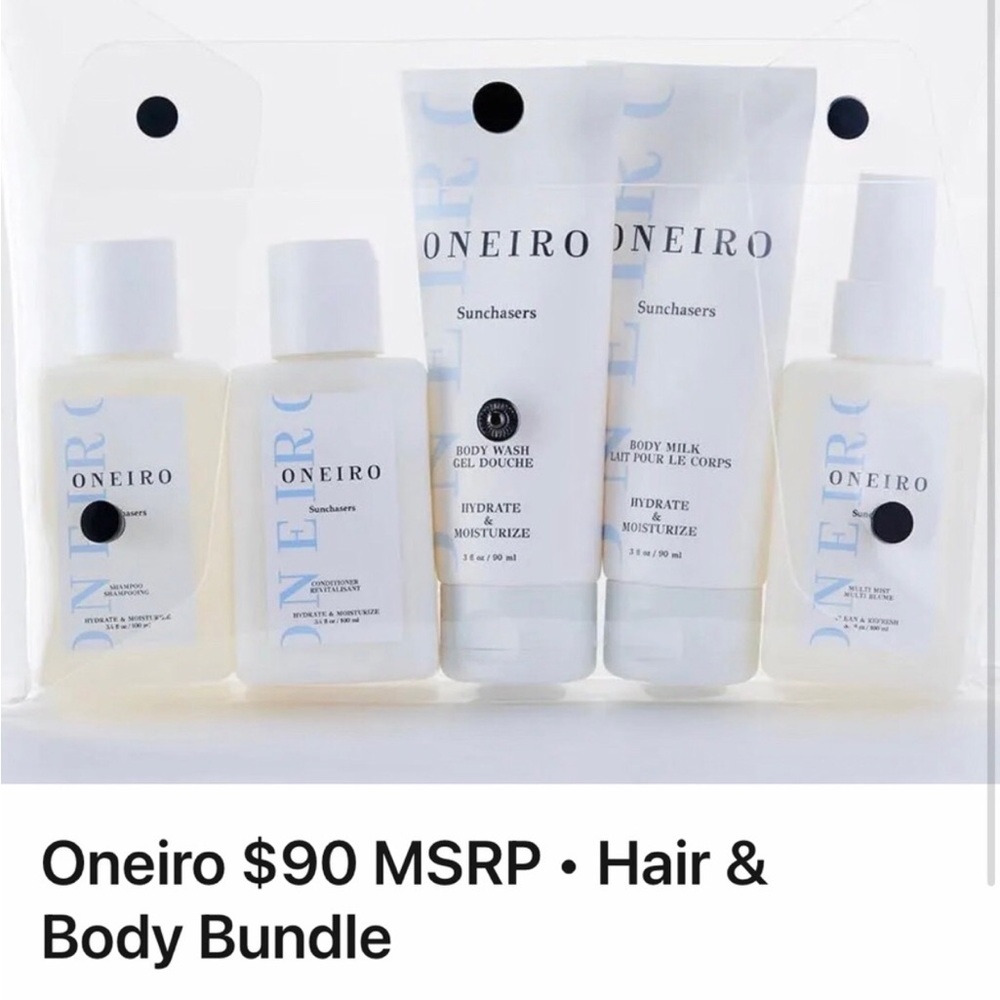 $90 Retail: ONEIRO Sunchasers Ready, Go Kit Bundle